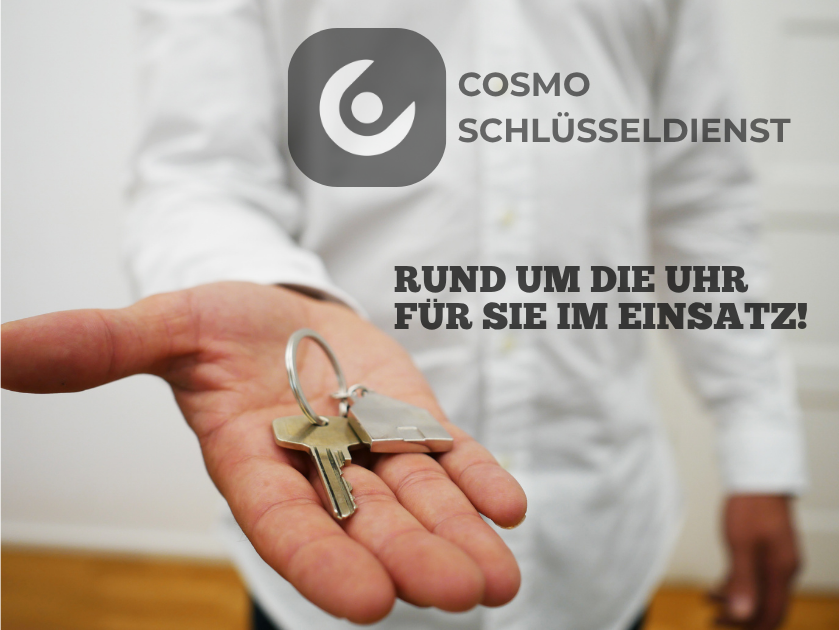 Cosmo Schlüsseldienst übergibt Schlüssel